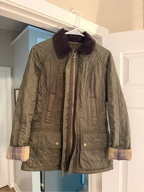 Women's Barbour Beadnell Polarquilt Jacket Size 2